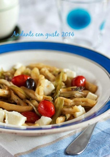 Capunti mediterranei: ancora pasta, ancora fresca.