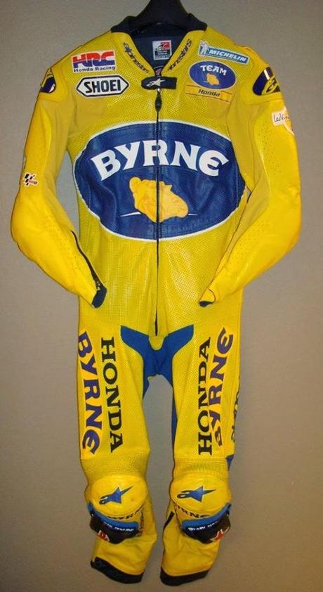 Alpinestars Racing Suit Shane Byrne MotoGP 2005 by MotoMemorabilia.com