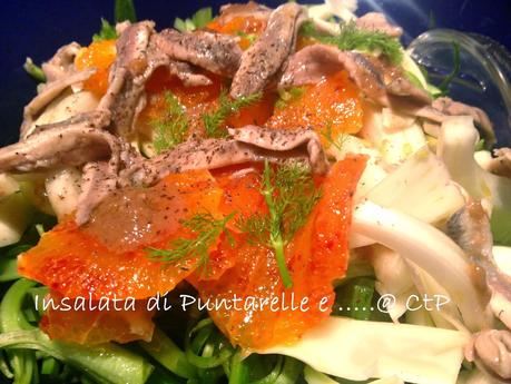 Insalata di Puntarelle, Finocchio, Arance e Alici