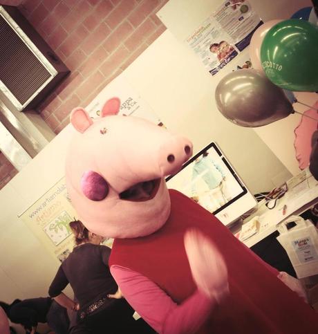 Peppa Pig al nostro stand con il circolo Pizzicotto