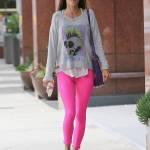 Alessandra Ambrosio, pilates in leggings rosa a Los Angeles 3