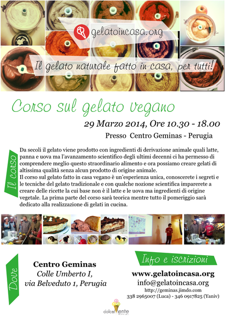 Gelato vegano e anche sano!  : il corso di 