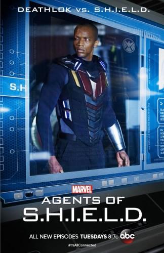 Agents of S.H.I.E.L.D.   Poster con Deathlok Marvels Agents of S.H.I.E.L.D. J. August Richards ABC 