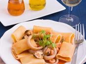 Seconda ricetta Gustissimo base pesce ovvero: Paccheri calamari