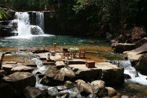 waterfall picnic