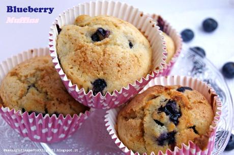 Blueberry Muffins; i muffins ai mirtilli senza glutine di Laurel Evans
