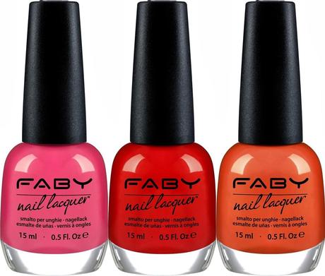 FABY - Collezione P/E Fabolous: Hula Hoop Pink, Plastic Jewels and Neon Lights, Best Friend on the Yaacht [swathes e review]-