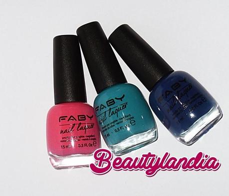 FABY - Collezione P/E Fabolous: Hula Hoop Pink, Plastic Jewels and Neon Lights, Best Friend on the Yaacht [swathes e review]-