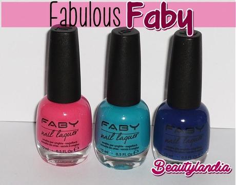 FABY - Collezione P/E Fabolous: Hula Hoop Pink, Plastic Jewels and Neon Lights, Best Friend on the Yaacht [swathes e review]-