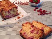 Plumcake cioccolato bianco, fragole mirtilli