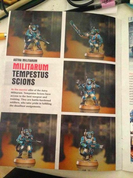 Rumors Astra Militarum: immagini da White Dwarf, Militarum Tempestus e la lista delle uscite