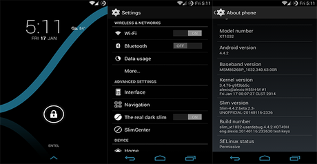 SlimKat ROM per Moto G