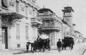 Viareggio - Viale Carducci - Foto tratta da Nuova Viareggio Ieri -N.12-settembre 1994  