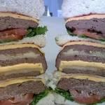 Cheeseburger da 10mila calorie con 2 kg e mezzo di carne (foto)