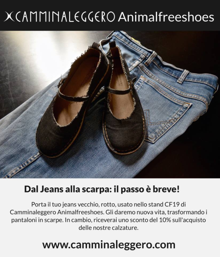 Camminaleggero a Fa' la cosa giusta: Riuso dei Jeans