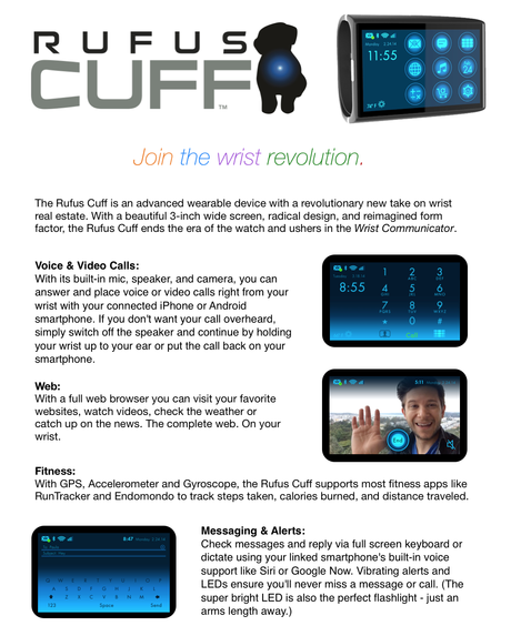 rufus cuff smartwatch