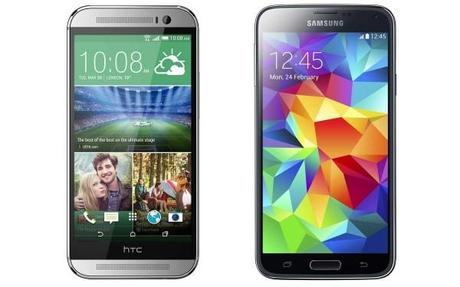 samsung galaxy s5 vs htc one m8 600x375 HTC One M8: 5 features che Samsung Galaxy S5 non avrà smartphone  sense 6.0 HTC One M8 vs Samsung Galaxy S5 htc one m8 