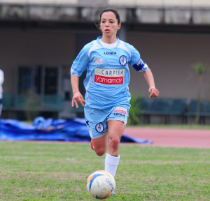 Roberta Diodato, autrice del gol del pareggio contro il Riviera di Romagna