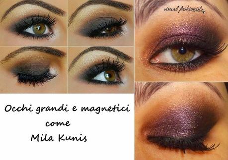 Trucco occhi come Mila Kunis: tutorial per occhi verdi e grandi