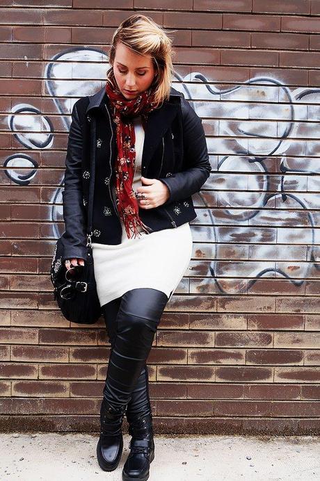 erika swan, trendfolio, fashion, fashion blogger milano, outfit, look, fashion blogger, bullismo, mobbing, bullying, bully, rain, spring, leather, rock, punk