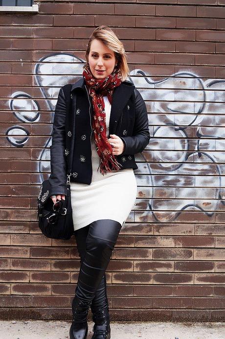 erika swan, trendfolio, fashion, outfit, look, fashion blogger, bullismo, mobbing, bullying, bully, rain, spring, leather, rock, punk