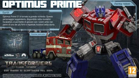 Nuove immagini per Transformers: The Dark Spark