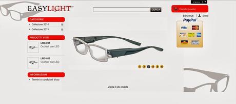 EASYLIGHT OCCHIALI DA LETTURA CON LUCE LED