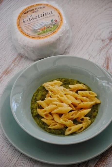 Penne alla casottina con pesto di zucchine