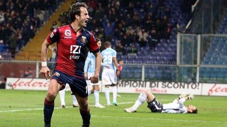 2014, Alberto Gilardino, Genoa-Lazio, AP/LaPresse