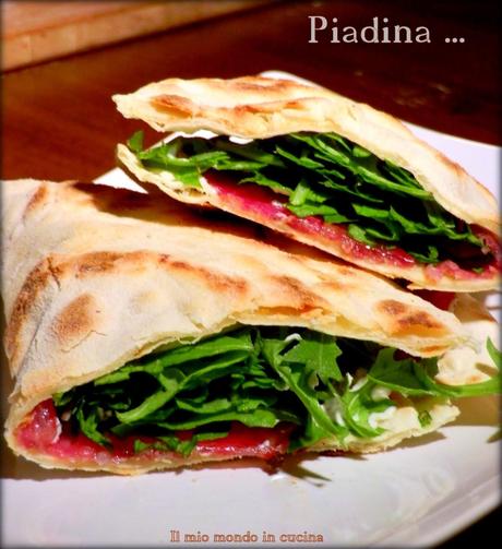 PIADINA tartufona  e RUCOLA