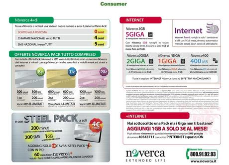 Consumer [Migliori Tariffe Smartphone] Noverca lancia le nuove offerte Consumer e Business