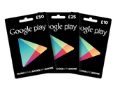 Finalmente carte regalo Google Play arrivano Italia