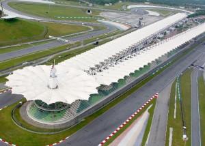 Il circuito di Sepang, in Malesya, prossima tappa del circus della F1.