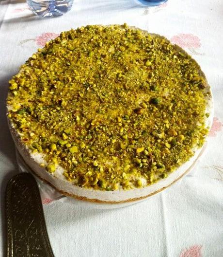 TORTA FREDDA BANANA, COCCO E PISTACCHIO