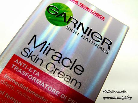 Garnier - Miracle Skin Cream trattamento anti-età per un effetto pelle perfetta