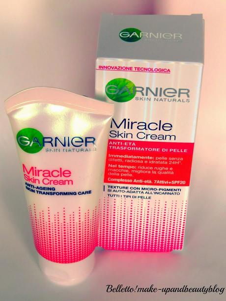 Garnier - Miracle Skin Cream trattamento anti-età per un effetto pelle perfetta