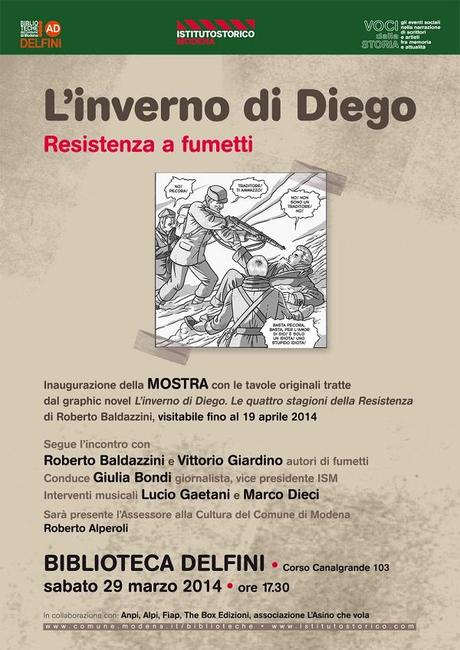 Mostra e presentazi​one del libro Linverno di Diego di Roberto Baldazzini a Modena Roberto Baldazzini 