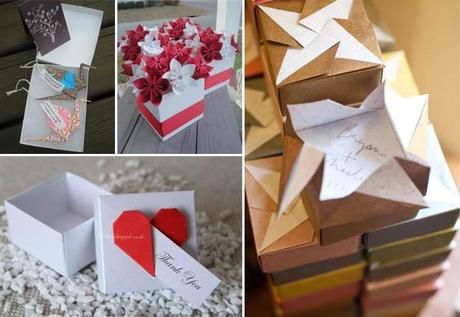 matrimonio origami bomboniere