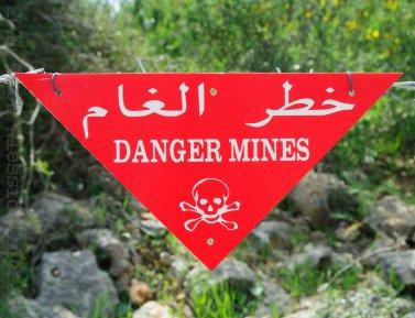 south lebanon-mine clearence site by italian army