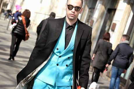 In the Street...Azzurro...For vogue.it...Celeste / Baby Blue #4