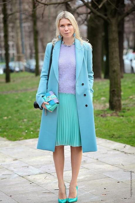 In the Street...Azzurro...For vogue.it...Celeste / Baby Blue #4