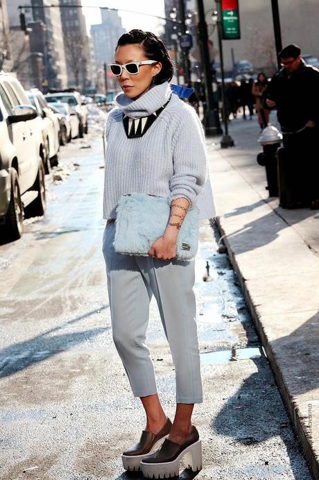 In the Street...Azzurro...For vogue.it...Celeste / Baby Blue #4