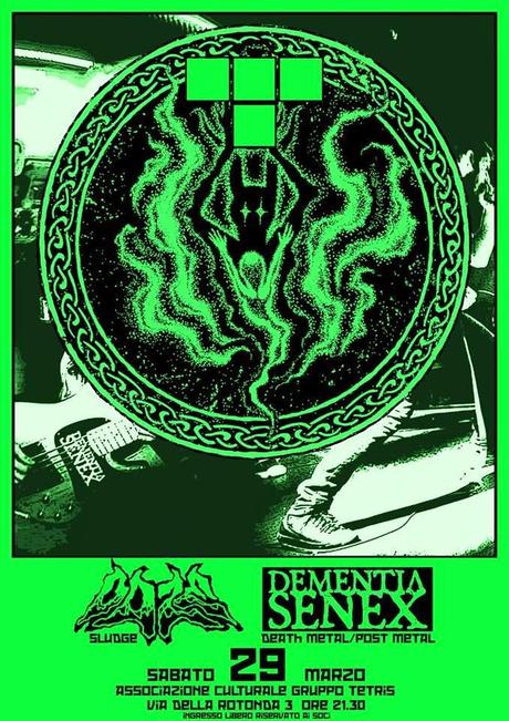 Ooze/Dementia Senex: i dettagli della serata a Trieste