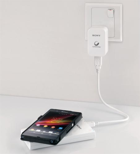 Sony CP W5 cargador Sony si appresta a presentare un caricabatteria wireless news  sony ricarica wireless batteria esterna 