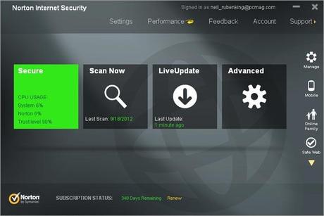 15fppnt Norton Internet Security 2014: Ecco unottima suite di sicurezza per proteggersi da virus ed intrusioni esterne
