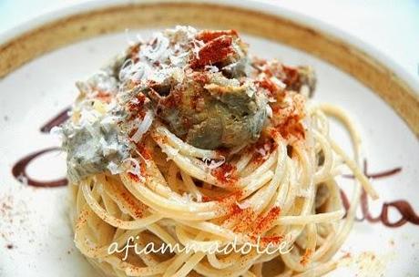 Spaghetti con i carciofi