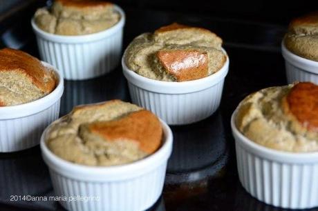 Soufflé con Blu61 al profumo di canapa sativa e salsa olandese all'arancio. Per un Mtchallenge...stupefacente