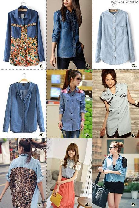 #koees: Denim or Print? (E tu, quale camicia preferisci? Allarme tette -.-”)