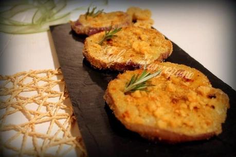 COTOLETTE DI MELANZANE RIPIENE E BRICIOLE DI GROK