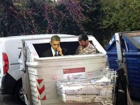 LE VERE FOTO DI OBAMA A ROMA! GLI ESILARANTI FOTOMONTAGGI DI ROMA FA SCHIFO SULLE GIORNATE ROMANE DEL PRESIDENTE AMERICANO. CONDIVIDETE!